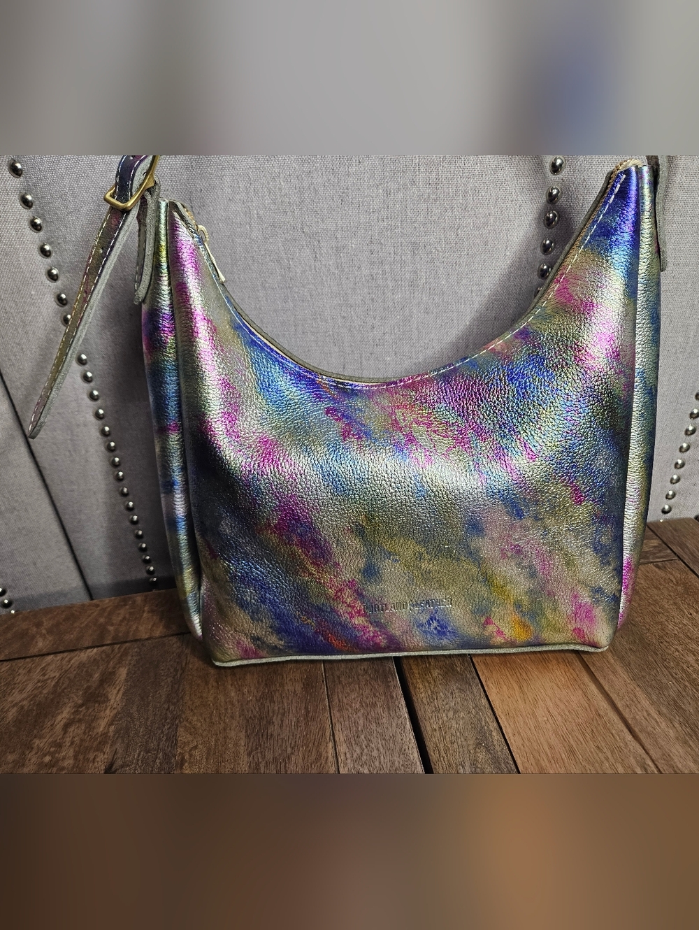 Portland Leather Goods Medium Aspen Aurora Shoulder Bag - Picture 2 of 12
